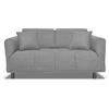 Nuvole di Sonno - Divano Letto Levis trasformabile in Letto con Materasso Comfort, Design Moderno Salvaspazio, Rivestimento Sfoderabile, 2 Cuscini in Omaggio, Made in Italy (Tortora)