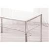 CapitanCasa Copritavolo Tovaglia Crystal PVC con Bordo Trasparente Interno Esterno Telo Protettivo Antimacchia 140x180 Trasparente