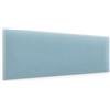 murando - Testiera Letto Imbottita - Rettangolo Velluto Qualità - Antimacchia - 30x90 cm 1 Pezzo - Pannelli Decorativi per Pareti - Cuscini Testata Letto - Pannelli Imbottiti per Camera da Letto - Blu