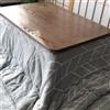 HARELA Tavolo Riscaldante Tatami Kotatsu Tavolino, da 4 Pezzi Tavolo Kotatsu Riscaldante Set, Tavolinetto Multifunzione in legno, Regalo caloroso per la famiglia(Gray B)