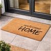Carpido Zerbino in cocco modello Welcome Home, 40 x 60 cm, antibatterico, materiale naturale