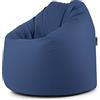 extroitaly TERA - Pouf Poltrona (78x78cm, H.93) per Sedersi in Ecopelle con Cuciture Rinforzate, Poltroncine da Salotto e Giardino Adatte per Interno ed Esterno, Antimacchia e Idrorepellente