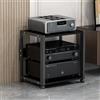 DSEWTEZXI Camera da letto multistrato Porta DVD supporto for proiettore, moderno mobile consolle, armadio for componenti stereo, Audio Av Media Stand, soggiorno stereo rack, Supporto for Media Componente.
