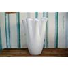 ONLYLUX Vaso Wave Bianco H. 40 CM. Art. OL00227