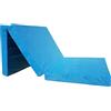 Natalia Spzoo Materasso pieghevole emergenza 195 x 65 x 8 cm (blu 1331)