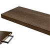 Gicos Mensola da Parete pensile scaffale in Legno MDF da Muro Color Noce 40 * 25 * 4 cm DOU-788918