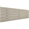 DHOME Testiera in Legno Riciclato MDF Orizzontale in Stile Pallet Letto in Pallet Pallet Incluso (145cm, Finitura Lino)