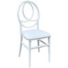 okaffarefatto zimbardi costanza Sedia bianca con cuscino similpelle new phoenix in plastica monoblocco