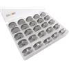 CKPSMS Brand - # 82552 Grandi Bobine in Alluminio Compatibile con/Ricambio per Singer Brand 29-30, 29K72, 29U171, 29U172, 29U172A (25PCS+Box)