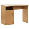 Brigros WeHome - Scrivania Cameretta con 4 Cassetti e 1 Anta Laterale a Due Ripiani, Pc, Ufficio, Arredamento Casa, Studio, Porta Pc, Legno Melaminico (Rovere, Large)