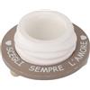 Doni Bomboniere Set 1 pz Vaso in Terracotta Tondo con Cerchio in Legno Bamboo con Scritta - Porta Piantine Succulenti Cactus - Regalo Bomboniere Evento