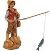 Fontanini Pescatore in Piedi 12CM in Resina STATUINA PRESEPE (F-147)