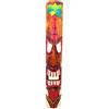 Coco Papaya Artigianale Grande Maschera Tiki, Altezza 100 cm, in Legno, Motivo Palma, Decorazione Hawaii Maori.