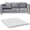 Flipped Warmth 1 Pezzi Poliuretano espanso, Gommapiuma per divani Supporto per Divano per Cuscini Cadenti, 70x70cm, Bianco Lastra Gommapiuma Comfort Elevato, Schiuma di Riparazione Divano