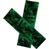 JuanNest 2 Manici Manico in Resina per Coltello, Materiale in Maglia di Rame, Strumenti Fai da Te per Coltelli Personalizzati, Ceppi Portacoltelli Vuoti, Fai da Te per Manico di Coltello C,12×4×0.8cm