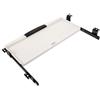 AUTSUPPL 1Set Vassoio Tastiera Estraibile Scrivania Ergonomico per Tastiera e Mouse Facile Scorrimento Fluido Archiviazione Aggiuntivo per Ufficio e Casa Colore Grigio e Nero