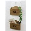 DanDiBo Scaffale a Parete con Cuore 12028 Scaffale 60cm Vintage Shabby Stile Country Scaffale da Cucina Bianco