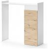 Vicco armadietto coprilavatrice Alf, Bianco, 99 x 98 cm | con 2 cassetti, per riporre risparmiando spazio sopra la lavatrice