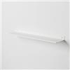Steelnovo | Ortis, Mensola da Bagno in Metallo Verniciato, Mensola da Parete Portaoggetti, 60x3x14 cm, Colore Bianco, Design Moderno e Minimal, Scaffale da Muro, Porta Accessori, Made in Italy