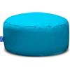 Bruni Pouf Sgabello M in Blu Chiaro - Pouf rotondo, adatto per interni ed esterni come poggiapiedi, cuscino per yoga, cuscino per meditazione, prodotto in Germania