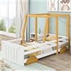 Lexiou Letto per auto, letto jeep, lettino con ruote in MDF, telaio in pino, 29675657WAA-CL