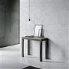 Itamoby Tavolo consolle allungabile Everyday Evolution Effetto Cemento L.90 P.40 H.77 allungabile Fino a 300 cm