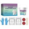 Duvcoywae Kit Calcos Mani Coppia E Famiglia - Kit Gesso Per Stampis Mani 3D, Con Modellazione Di Polvere, Casting In Polvere, Regalo Romantico Fai Da Te, Per Coppie, Fidanzati E Famiglie, Anniversari, Matrimoni