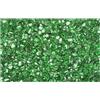 Generico Pietre Decorative in Vetro, 6-11 mm, 1 kg, Trasparenti, Impermeabili, Senza Polvere, Cristalli Ghiaccio Finti, per Vetrine, Spumantiere, Hobbystica (Verde, 2 kg)