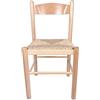 Sedam Srl Sedia Pisa, In Legno Massello, Seduta in Paglia, Varie Colorazioni Disponibili (Naturale) ORDINE MINIMO 2 SEDIE