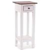DESIGN DELIGHTS Napoleon - Tavolino in Legno Riciclato, 75 x 30 x 30 cm