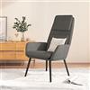 ZQQLVOO Poltrona imbottita, poltrona da lettura con schienale alto Poltrona Relax Grigio Chiaro in Tessuto Adatta alla camera da letto, al soggiorno Sedile ergonomico