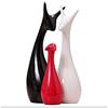 Gwill 3pcs/Set a Forma di Animale, in Porcellana, Decorazione Cervo in Ceramica Crafts Art arredi creativi Ornamenti Regalo Famiglia
