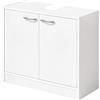 AVANTI TRENDSTORE - Smali - Sottolavabo con 2 ante a battente in legno laminato di colore bianco, dimensioni: LAP 63x55x29 cm
