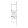 Biscottini Scaletta porta asciugamani bagno 150x8x40 - Scala Decorativa in Legno - Scala portasciugamani - Scaletta legno appendi asciugamani - Scalette portasciugamani da parete Metallo, Bambu