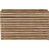 UEV Mobile da Bagno, Mobiletto a Parete 90 cm, 2 Cassetti con Sistema di Chiusura Ammortizzata, Ampio Spazio di Archiviazione, 90 x 45 x 46 cm, Naturale (Lavello Non Incluso)