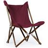 Telami - Sedia Tripolina - Collezione Ducale - Pieghevole e Leggera - Bordeaux - Legno Tinto Teak - Made in Italy - Mobili da Esterno - Alta Qualità - Legno di Frassino -69 x 106 x 83 cm
