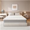 DEWINNER Materasso Memory Foam 160x190 Alto 30 CM - Materasso Matrimoniale Memoria in schiuma e Waterfoam Traspirante - Antiacaro - Ortopedico rigido e Rigidità media - Alleviamento Punti di Pressione