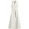 Woolrich Vestito Chemisier Poplin Cotton Donna Arctic White