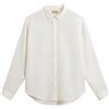 Woolrich Camicia Linen Uomo Arctic White