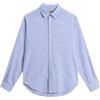 Woolrich Camicia Linen Stripe Uomo Grisaille