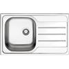 Apell OH791IRPC Lavello 79x50 In Acciaio Inox Prelucido Gocciolatoio A Destra