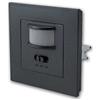 McShine - Rilevatore di movimento a infrarossi PIR | LX-23 | 160°, 220-240 V, max. 500 W, a incasso, antracite
