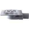 Generic PILETTA PER SCARICO A PAVIMENTO TIRANA DRY cm 10X10 Sifoni Pilette Tea