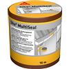 SIKA - Nastro sigillante adesivo per la riparazione di tetti/grondaie - Sika Multiseal Terracotta - Multisupporto - Resistente ai raggi UV - Facile da applicare - Può essere verniciato - 150 mm x 10 m