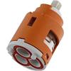Dianhydro DEVIATORE ROTATIVO A 2 VIE Modello DR 25 Diametro 25 mm Per Rubinetteria