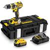 DEWALT DCD795M2-QW Trapano Avvitatore a Percussione, 2 velocità, 4.0 Ah, Motore Brushless, con Doppia Batteria in Valigetta TSTAK