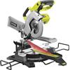 Ryobi R18MS216-0 Troncatrice a Batteria 18V ONE+, Lama 216 mm a 48 Denti in Carburo di Tungsteno, Laser di Precisione, Base in Alluminio, Batteria Non Inclusa
