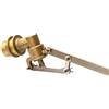 DIANHYDRO Rubinetto Galleggiante 5 Coppie 3/4, Miscelatore Cromato Ottone, Acciaio Inossidabile, Giallo, Montaggio A Parete, Monoforo, Outdoor