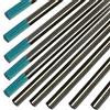LITTY Elettrodo di tungsteno WR2 (turchese), saldatura TIG, corrente DCAC. Elettrodo senza radiazioni per saldatura a corrente continua di acciaio, acciaio inossidabile, rame, bronzo silicio, Ø 2,4