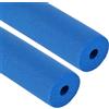 PATIKIL 3/8 (10mm) ID x 6.6Ft x 0.59 Isolamento per Tubi, 2pz Tubo di Schiuma Gomma Antigelo Invernale Antincendio per Acqua, Condizionatori d'Aria, Tubi Industriali, Blu